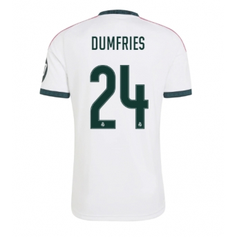 Real Madrid Denzel Dumfries #24 Maglia Gara Casa Repliche 2026-27 Maniche Corte
